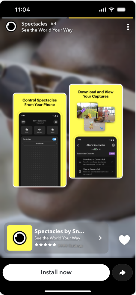 Second segement - app end cards