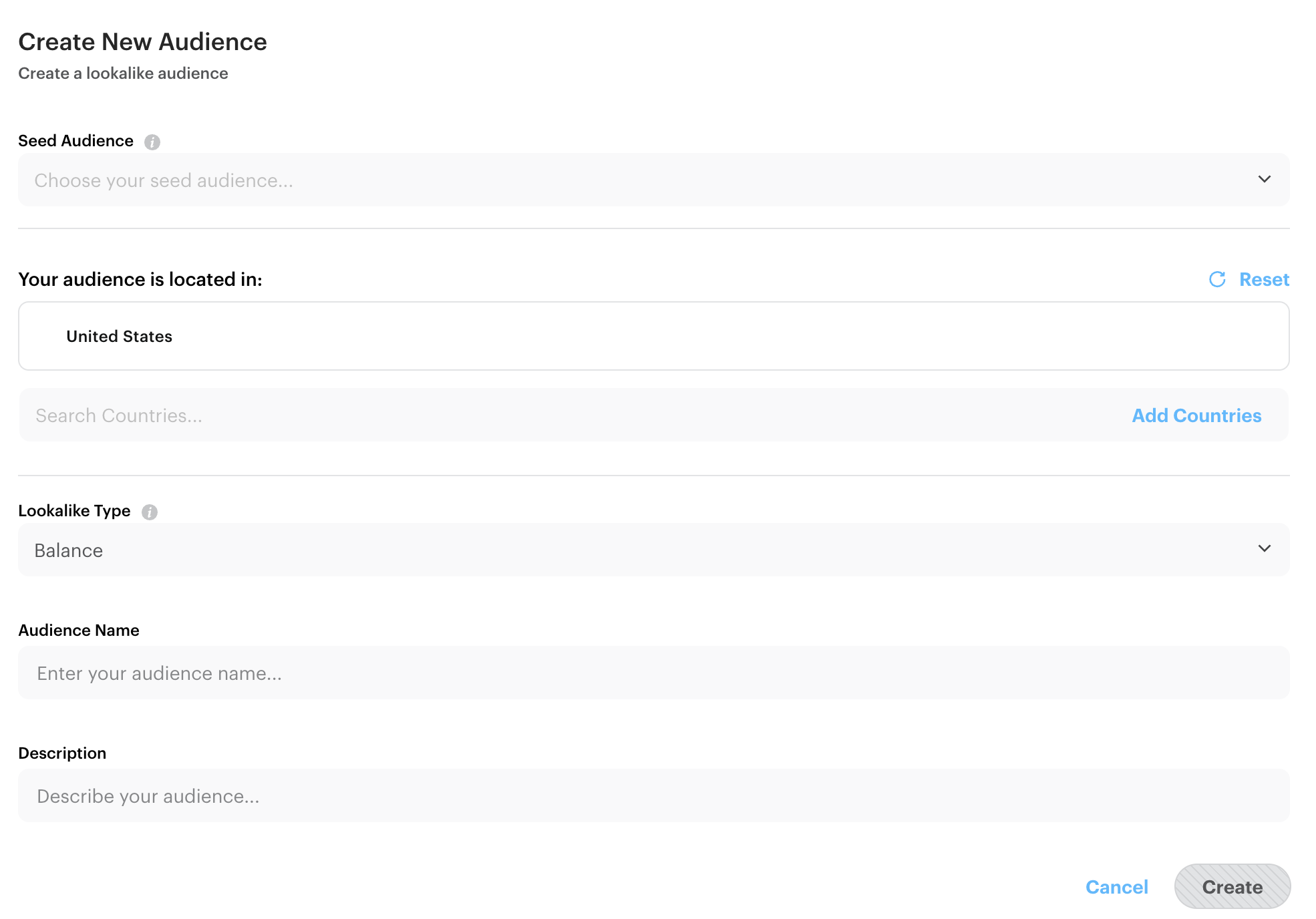 Create Lookalike Audience