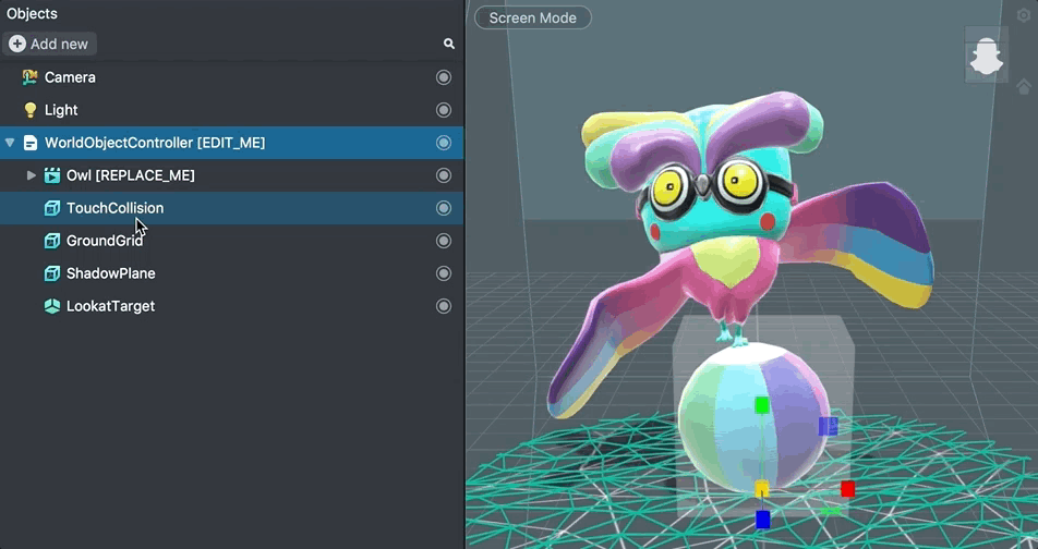 Interactive Look At Template
