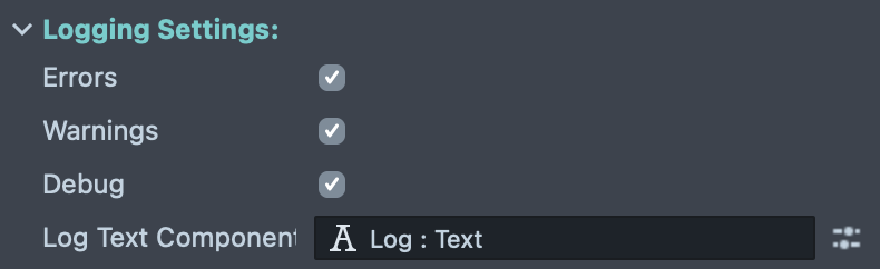 Logging Settings