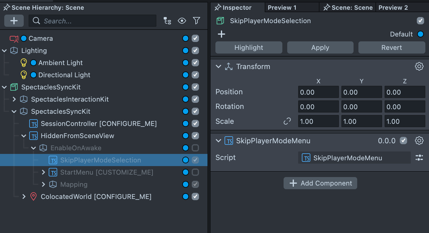 Start Menu and Player Mode | Snap for Developers